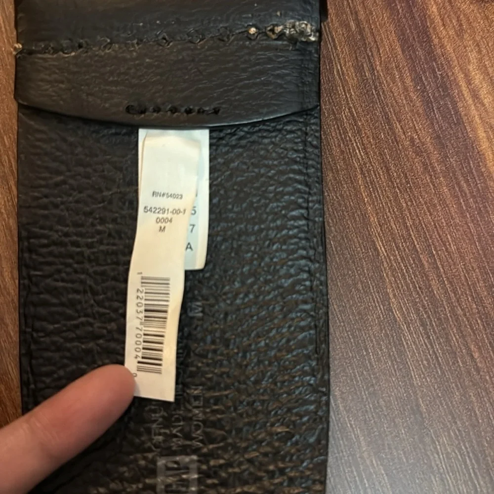 GAP Women’s Black Leather Belt Size Medium